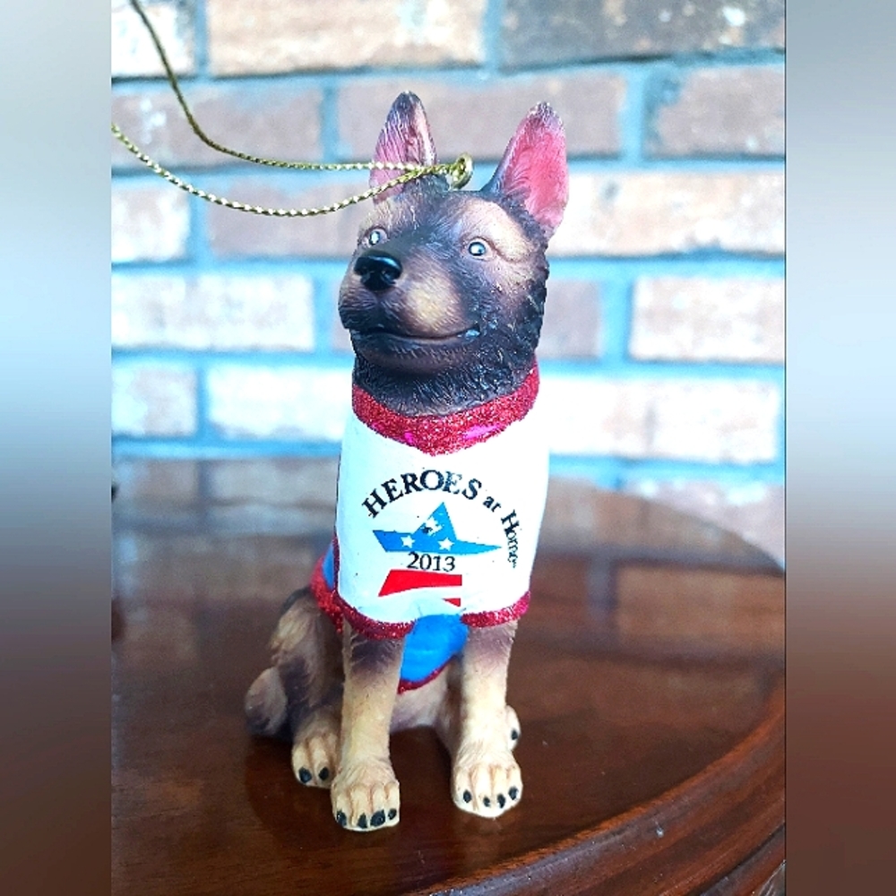 Heroes At Home 2013 Service Dog Christmas Ornament